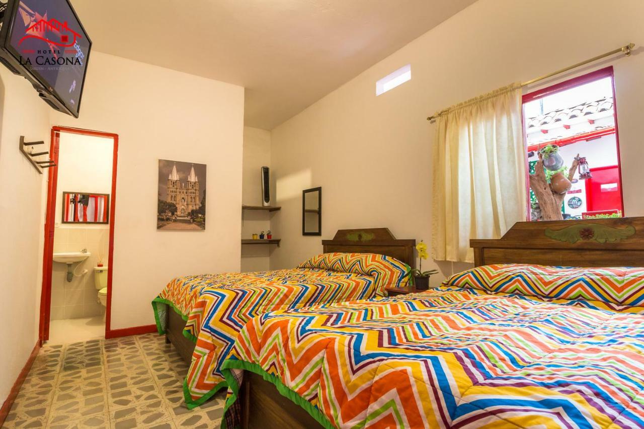 Hotel La Casona Jardín Esterno foto
